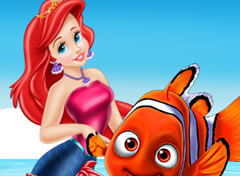 Princesa Ariel Salvando o Nemo